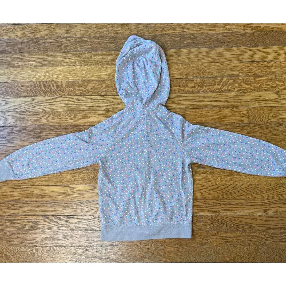 Nike Girls' Dotted Zip Hoodie Sweatshirt Size 6